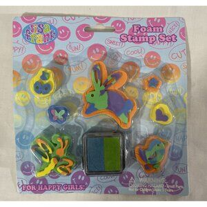 Lisa Frank Foam Stamp Ink Set - New